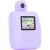 Acouto Fotocamera per Bambini con Stampa 2 Pollici 1080P HD Fotocamera per Selfie per Bambini 12MP per Stampa con Cartoni Animati per da 3 a 12 Anni Blu la per Creare Bellissime Ragazze Squisita per