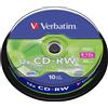 Verbatim 43480 CDRW 80 Datalife PLUS, confezione da 10, velocita 8x 12x, 700 MB
