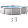 Intex 26712ND 3.66m x 76cm Prism Frame Premium Pool Set (Includes Filter Pump)