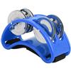 RiToEasysports Tamburello a pedale con doppia per accessorio compagno di tamburo per scatola di cajon(Blu) accessori da gioco Accessori Per Prestazioni
