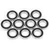 Hilitand 10Pcs Cuscinetto a sfere cuscinetto a sfera cuscinetto con sedile a gola profonda con gola profonda 6901-2RS Cuscinetto a sfere a gola profonda 12x24x6mm
