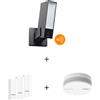 Netatmo Presence Nera con Sirena + DTG PRO & Sensore Fumo Smart in Omaggio