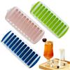 Tyatiyzn 3 stampi per cubetti di ghiaccio riutilizzabili in silicone per alimenti fai da te, cocktail.