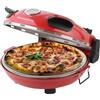 Melchioni Family | BELLA NAPOLI PLUS Forno Pizza 400°C con Piatto Refrattario Ø31cm Removibile, Doppia Resistenza, Termometro, 2 Palette, Cottura Rapida 1300 Watt