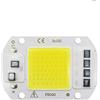 NUOYIYI Chip LED COB 10W 20W 30W 50W 220V Smart IC Nessun driver necessario 3W 5W 7W 12W Lampadina LED per faretto a luce di inondazione Illuminazione fai-da-te-1_Versione F6040 da 50W_Bianco freddo 220 V