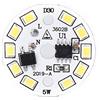 COCOCO LED Chip Lampadina Patch Lampada SMD Piastra Circolare Modulo Sorgente Luminosa Piastra per Lampadina-5w bianco caldo