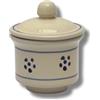 Fratelli Colì Colì Zuccheriera Serie Stella in terracotta con coperchio - Contenitore per condimenti Barattolo spezie, Smaltata, Made in Italy.