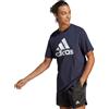 Adidas T-Shirt Big Logo Essentials Uomo Blu Navy