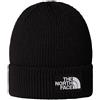 The North Face Berretto The North Face Logo Box Cuffed Nero