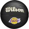 Wilson Pallone Basket Mini Wilson NBA Team Tribute LA Lakers Nero Bianco
