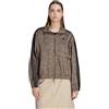 Adidas Giacca Donna Adidas Firebird Oversize Denim Marrone
