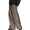 Adidas Pantalone Donna Adidas Denim Firebird Marrone