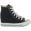 Converse Sneakers Donna Converse Chuck Taylor All Star Classic Wedge Platform Nero Bianco