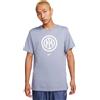 Nike T-Shirt Uomo Nike Inter Nk Crest Tee Cenere