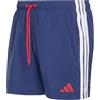 Adidas Costume Uomo Adidas 3 Strisce Blu Rosso