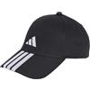 Adidas Cappello Adidas 3-Stripes New Logo Nero Bianco