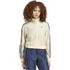 Adidas Giacca Donna Adidas Firebird Reversibile Beige Blu
