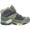 Salomon Scarpa da Trekking Uomo Salomon X Ultra 5 Mid Goretex Verde Grigio