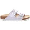 Birkenstock Ciabatta Donna Birkenstock Arizona Birko Flor Shiny Lizard Lilla