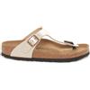 Birkenstock Infradito Gizeh Graceful Birko Flor Donna Beige
