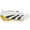 Adidas Scarpa da Calcio Uomo Adidas Predator Elite Fold Over Tongue Firm Ground Bianco Nero