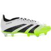 Adidas Scarpa da Calcio Uomo Adidas Predator League Soft Ground Bianco Nero Lime