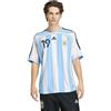 Adidas Maglia Calcio Uomo Adidas Argentina Messi Bianco Azzurro