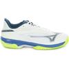 Mizuno Scarpa da Tennis Uomo Mizuno Wave Exceed Court CC Bianco Blu