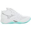 Mizuno Scarpa da Volley Donna Mizuno Wave Momentum Pro Mid Bianco Azzurro