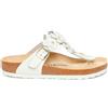 Birkenstock Ciabatta Donna Birkenstock Gizeh Flower Embellishment Bianco