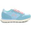 Sun68 Sneakers Donna Sun68 Ally Solid Nylon Azzurro Rosa