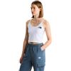 The North Face Canotta Donna The North Face Simple Dome Crop Bianco