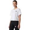 The North Face T-Shirt Donna The North Face Simple Dome Crop Bianco