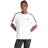 adidas T-Shirt 3 Stripes Uomo Bianco