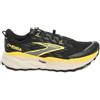 Brooks Scarpa da Trail Running Uomo Brooks Cascadia 19 Nero Giallo Beige