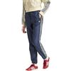 Adidas Pantalone Jogger Donna Adidas Pinstripe Firebird Blu Beige