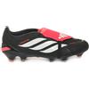 Adidas Scarpa da Calcio Uomo Adidas Predator Pro Fold-Over Tongue Terreni Compatti Nero Bianco Rosso