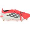 Adidas Scarpa da Calcio Uomo Adidas Predator Elite Fold-Over Tongue Terreni Morbidi Rosso Bianco Nero