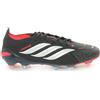 Adidas Scarpa da Calcio Uomo Adidas Predator Elite Terreni Duri Nero Bianco Rosso
