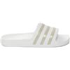Adidas Ciabatta Adidas Adilette Aqua Bianco Grigio Metallico