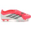 Adidas Scarpa da Calcio Uomo Adidas Predator League Fold-Over Tongue Terreni Morbidi Rosso Bianco