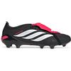 Adidas Scarpa da Calcio Uomo Adidas Predator League Fold-Over Terreni Compatti Nero Bianco Rosso