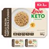Love Keto Fusilli Proteici Salsa Tartufata E Funghi 150 Grammi Kit 3 Pezzi