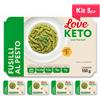 Love Keto Fusilli Proteici Al Pesto 150 Grammi Kit 5 Pezzi
