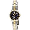 Invicta Pro Diver Orologio da Donna in acciaio inossidabile con movimento Quarzo - 24mm, Bicolore / Nero