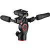 Manfrotto Befree 3Way Live, Testa a 3 Vie per Treppiede, Testa Fluida in Allu...