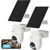 EZVIZ CB8 Lite Kit da 2 Telecamera WiFi Esterno 2K Senza Fili con 2 CB8 Lite 4MP 2PK