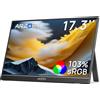 ARZOPA Monitor Portatile 17,3 Pollici con Schermo 1920x1080 FHD IPS 300 cd/m²...