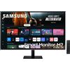 Samsung Smart Monitor M7 S32DM702, Flat 32'', 3840x2160 UHD 4K, Smart Hub con...