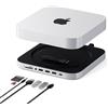 SATECHI Mac Mini Hub & Supporto con Alloggiamento SSD NVMe/SATA M.2, Dati fin...